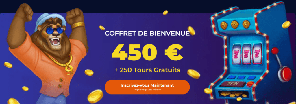 Nine Casino — Coffret 450€ + 250 Tours Gratuits